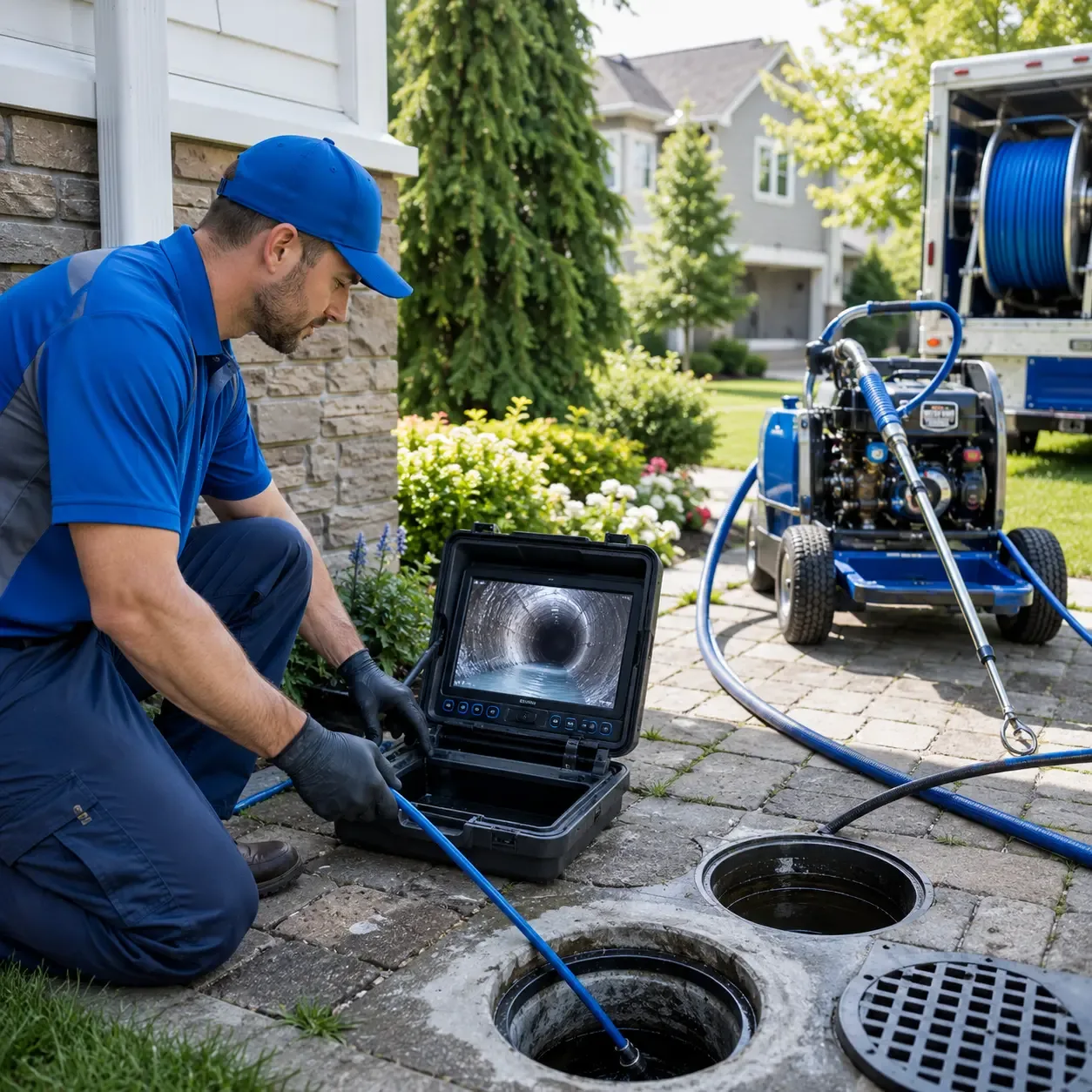 Outdoor drain cleaning professionals serving Eagle River, AK